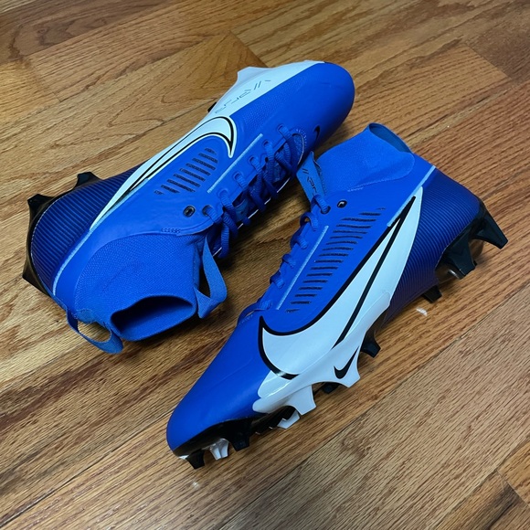 Nike Vapor Edge Pro 360 2 Royal Blue Black DA5456-414 Men’s Size 11.5 Cleats - Picture 10 of 11
